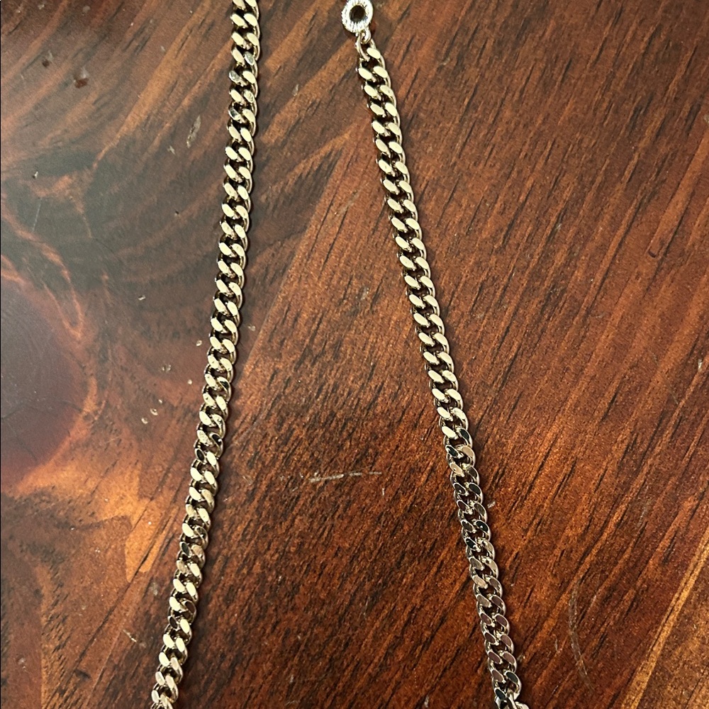 NEW Gold tone Bib Fan Necklace - Picture 5 of 11